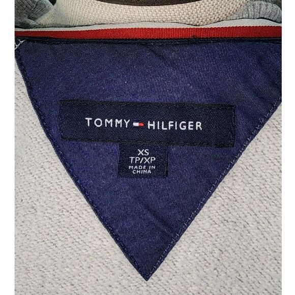 Tommy Hilfiger Blue & Grey Zipper Jacket Size XS - Picture 8 of 8